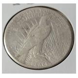 1922-D Silver Peace Dollar -VF