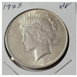 1923 Silver Peace Dollar - VF