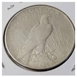 1923-S Silver Peace Dollar - VF