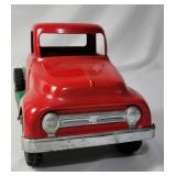 Vintage Tonka Flat Bed Farm Truck - Metal - (all is original) (13"L X 5 1/2"W).  Truck is from the 50