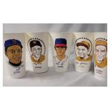 16 Vintage 7-Eleven Slurpee Hall of Fame Cups - includes names like Nolan Ryan, Micky Mantle, Lou Gehrig, Yogi Berra, Willie Mays and others.  Made in the 70
