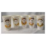 16 Vintage 7-Eleven Slurpee Hall of Fame Cups - includes names like Nolan Ryan, Micky Mantle, Lou Gehrig, Yogi Berra, Willie Mays and others.  Made in the 70