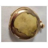 Vintage Waltham Pocket Watch includes a Burlington Case made of 2 plates of solid Gold over composition.  Watch does not work.