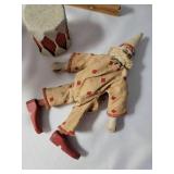 Vintage -Ladder, Drum, Elephant, Clown made by Schoenhut Company Circus in  the early 1900