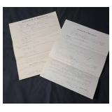 2 Vintage Original Court Documents .  One from the "First District Court of Exxex. Commonwealth" - 16th day of April 1889 and one from the "House of Correction Commonwealth of Massachusetts" - October