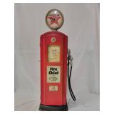 Fire Chief Replica Gas Pump Cabinet.- with working clock.  Made in the 50