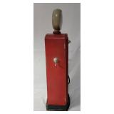 Fire Chief Replica Gas Pump Cabinet.- with working clock.  Made in the 50