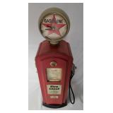 Fire Chief Replica Gas Pump Cabinet.- with working clock.  Made in the 50