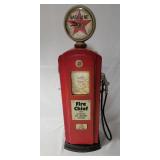 Fire Chief Replica Gas Pump Cabinet.- with working clock.  Made in the 50