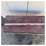 Drop Leaf Bench Table