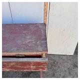 Drop Leaf Bench Table