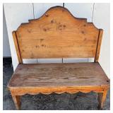 Wooden Bench Seat