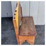 Wooden Bench Seat
