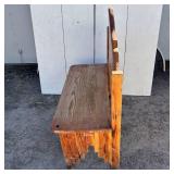 Wooden Bench Seat