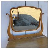 Wooden Dresser with Mirror