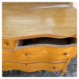 Wooden Dresser with Mirror