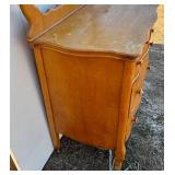 Wooden Dresser with Mirror