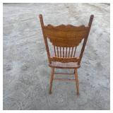Wooden chair