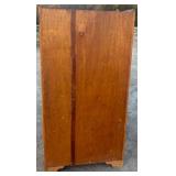 A Retro Birds Eye Maple Wardrobe Cabinet by Durable Suites LTD