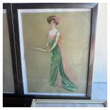 Lot of 6 Pictures and Frames