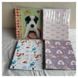 Lot of 4 1.5 Inch 3-Ring Binders - Printed