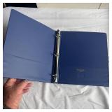 Lot of 7 3-Ring Binders Various Colors 1.5 Inch