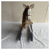 Vintage Small Wooden Rocking Horse
