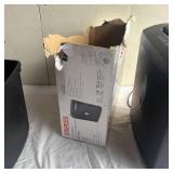 Staples Paper Shredder and Small Trash Can