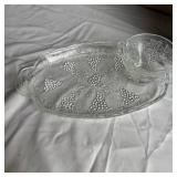 8 Piece Anchor Hocking Snack Plates with Cups - Glass with box