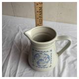 Ceramic Pitcher,  Brewster NE Centennial 1887 to 1987