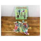 Cutout Dolls - 3 Little Girls and clothes - Vintage