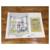 Antique Paper Doll Cutouts with Clothes - Exact Replica of Museum Collection of 1800