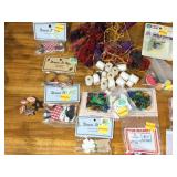 Miscellaneous Craft Supplies - Ribbons, Fringe, Novelty Buttons, Patches