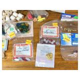 Miscellaneous Craft Supplies - Ribbons, Fringe, Novelty Buttons, Patches