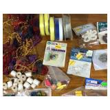 Miscellaneous Craft Supplies - Ribbons, Fringe, Novelty Buttons, Patches