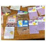 Miscellaneous Craft Supplies - Ribbons, Fringe, Novelty Buttons, Patches