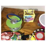 Toys, Baby Photo Frame, Makeup bag, pin, tambourine