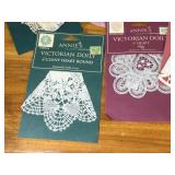 Lot of Sewing & Craft Supplies - Doilies, Iron-On Transfers, 3D Letters