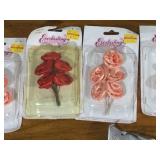 Lot of Sewing & Craft Roses and Ribbon Embellishments