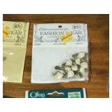 Lot of Sewing & Craft Roses and Ribbon Embellishments