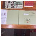 Books and Vintage Bing Crosby LPs Record Albums