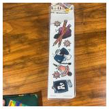 Misc Lot Craft and Sewing and Games & "Save the Earth" Fabric