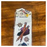 Misc Lot Craft and Sewing and Games & "Save the Earth" Fabric