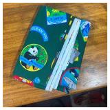 Misc Lot Craft and Sewing and Games & "Save the Earth" Fabric