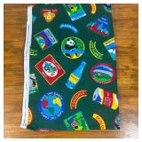 Misc Lot Craft and Sewing and Games & "Save the Earth" Fabric