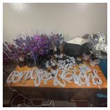 Lot of graduation party decorations