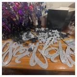 Lot of graduation party decorations