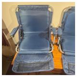 Set of 2 Folding Bleacher Seats