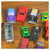 Lot of little Cars and Trucks - Toys