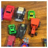 Lot of little Cars and Trucks - Toys